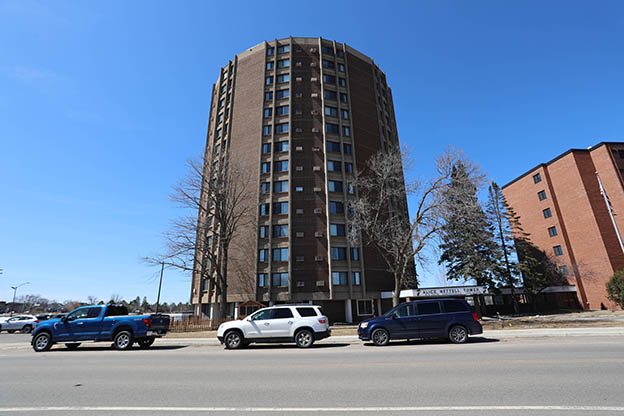 External view of Alice Nettell Tower
