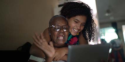 Grandmother and Granddaughter