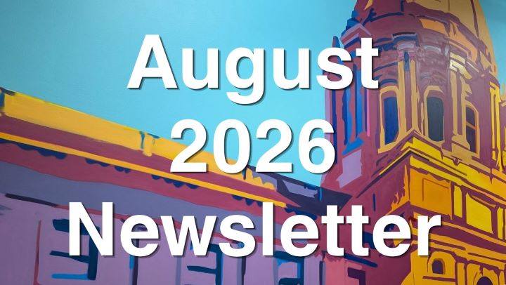 Feature image for August 2026 Newsletter