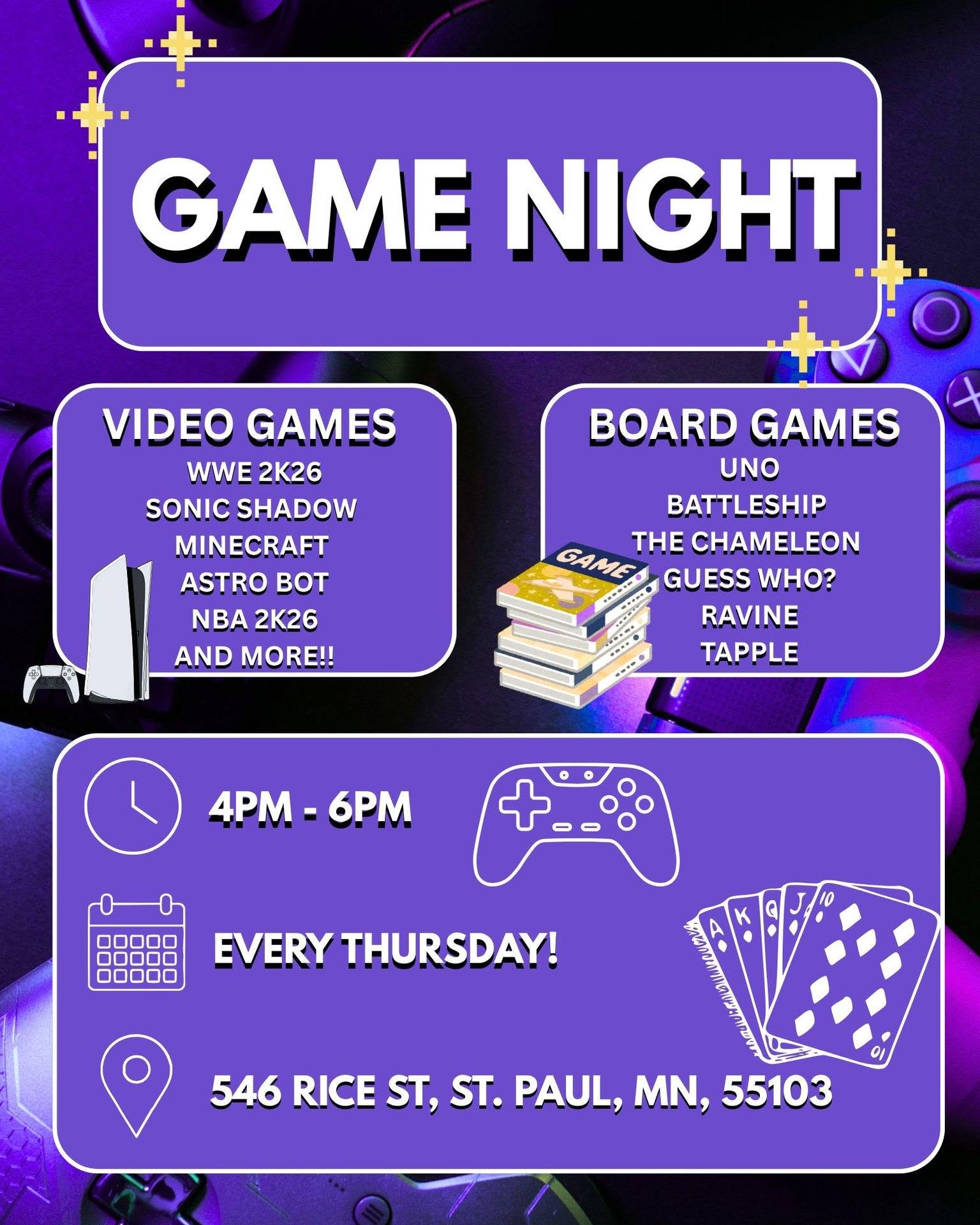 Game Night Flyer