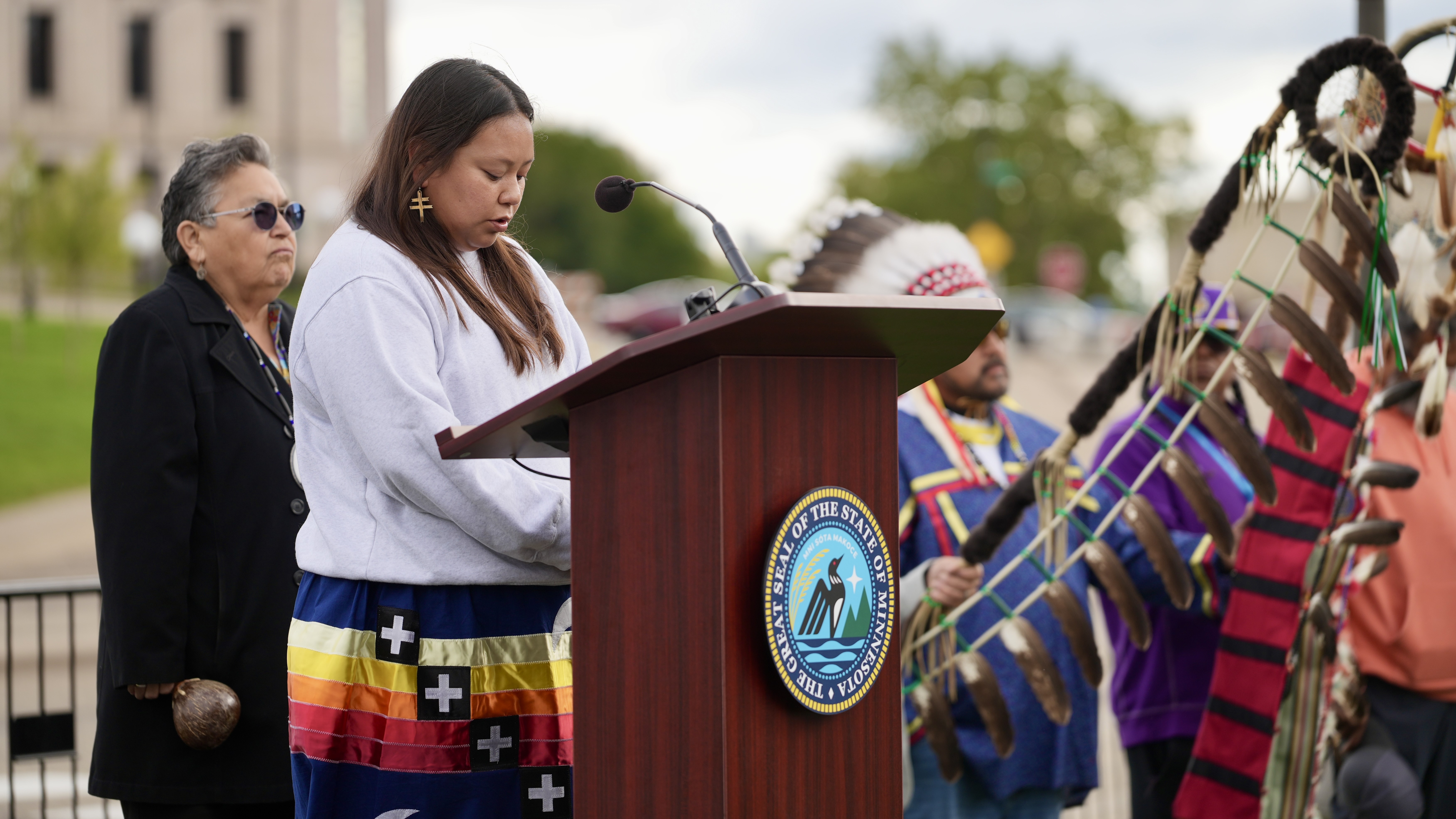 Feature image for Tribal Flag Plaza Flag-Raising Ceremony