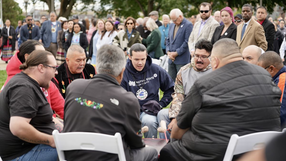 Feature image for Tribal Flag Plaza Flag-Raising Ceremony