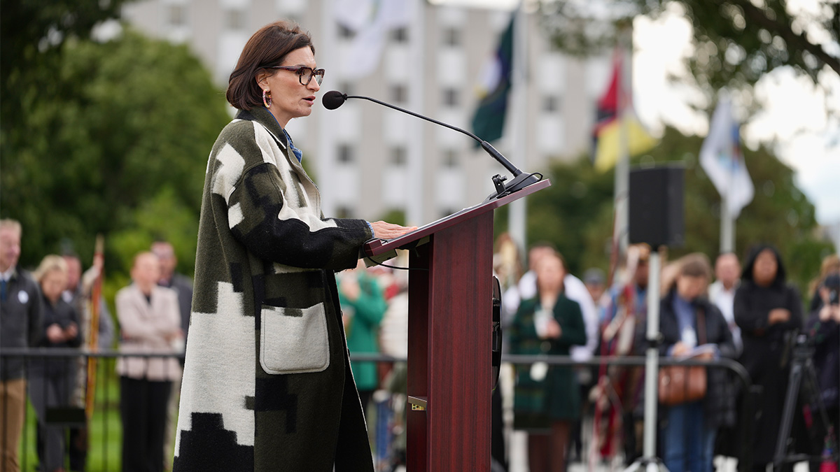 Feature image for Tribal Flag Plaza Flag-Raising Ceremony