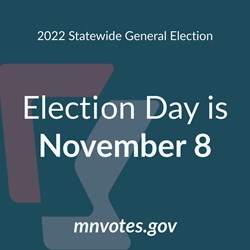 Election day is November 8, 2022