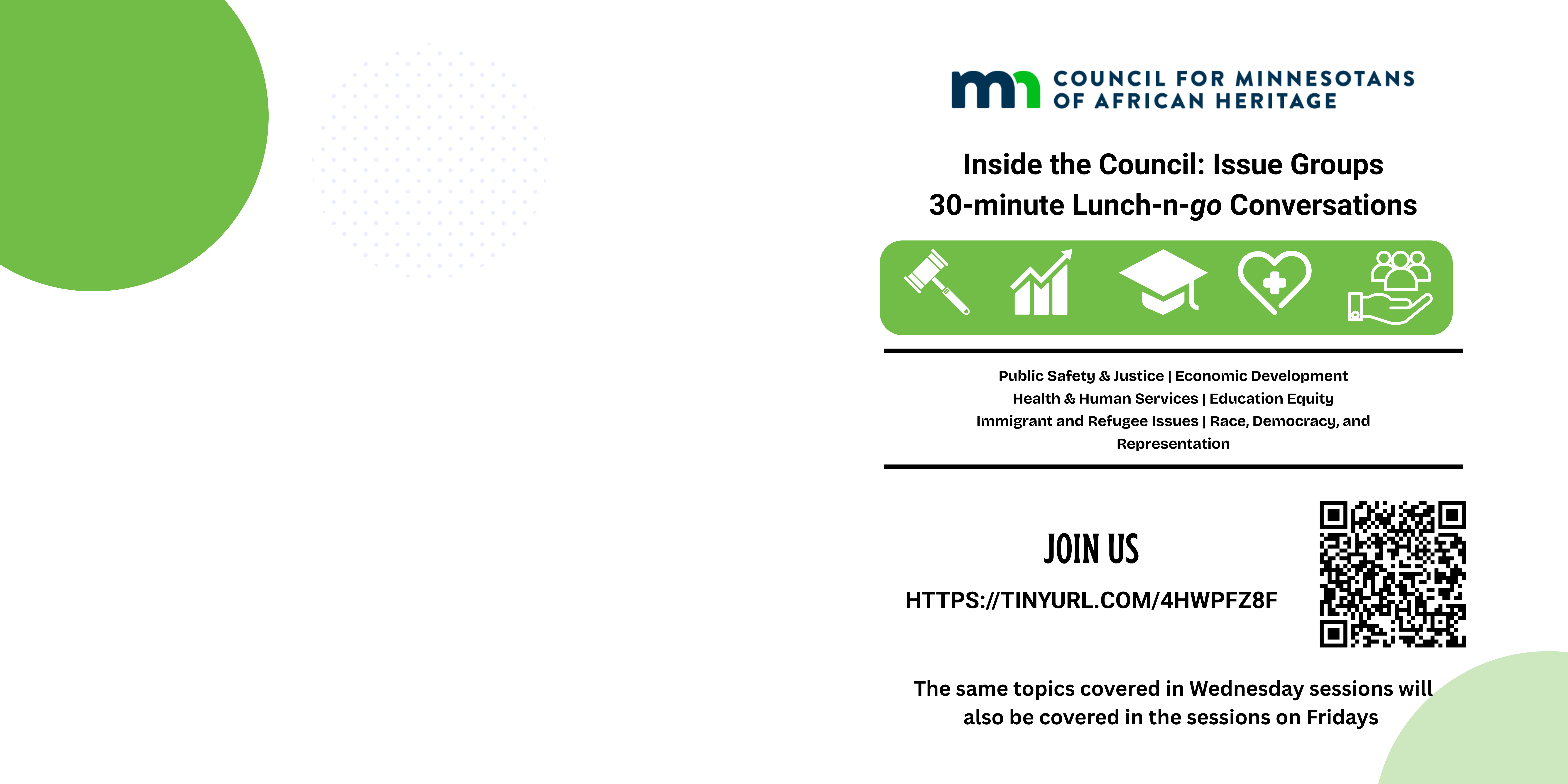 CMAH Lunch and Go website Banner