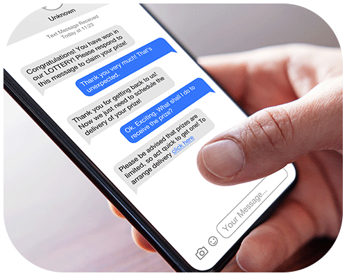 text scam text scam