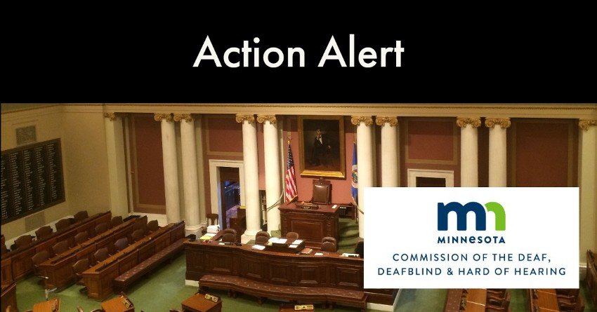 Legislative chamber with the words 