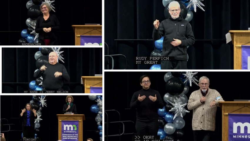 Collage includes Sherri Rademacher, Jerry Nelson, Robert Harris, Mary Hartnett, and Rich Diedrichsen