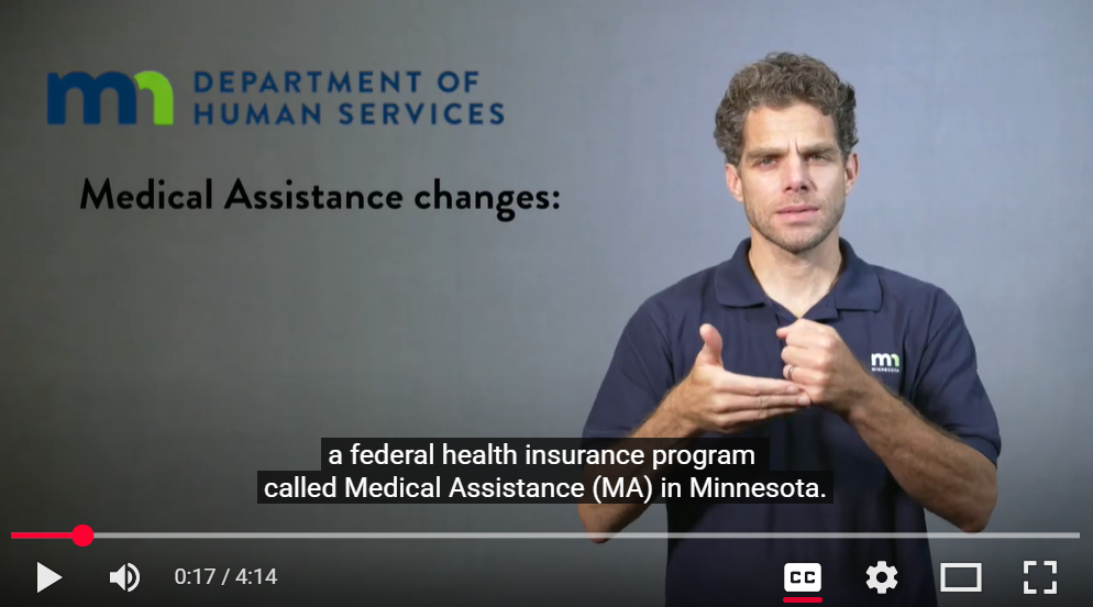 Dan Millikin summarizes changes coming to Medical Assistance.
