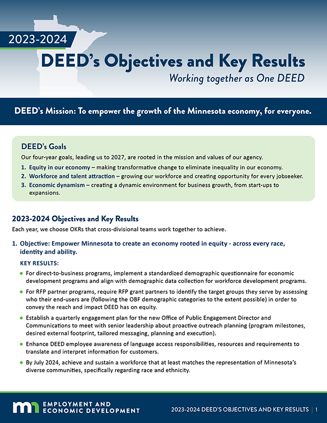 Job Vacancies / Minnesota Department of Employment and Economic Development