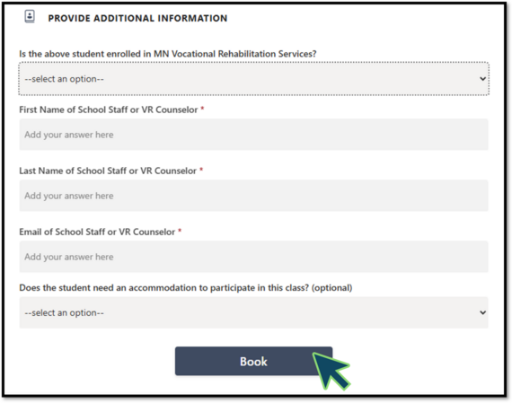 Additional Info example