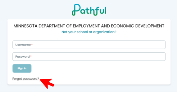 Pathful Forgot Password