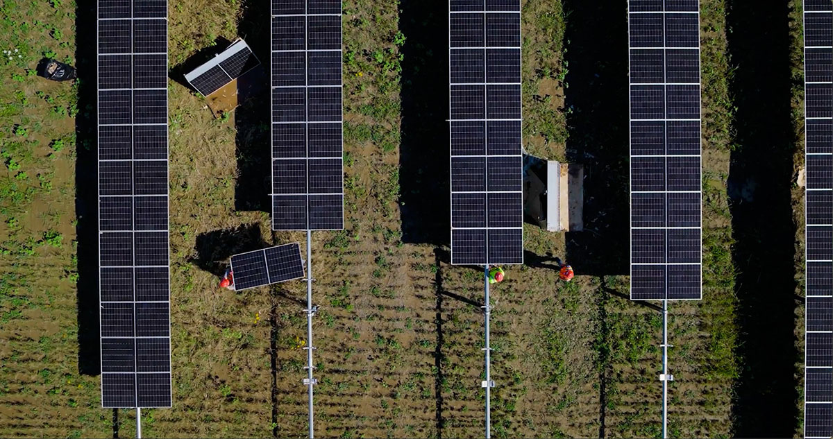 Solar fields at Blattner Energy Solar fields at Blattner Energy