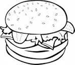 A Picture of a Hamburger