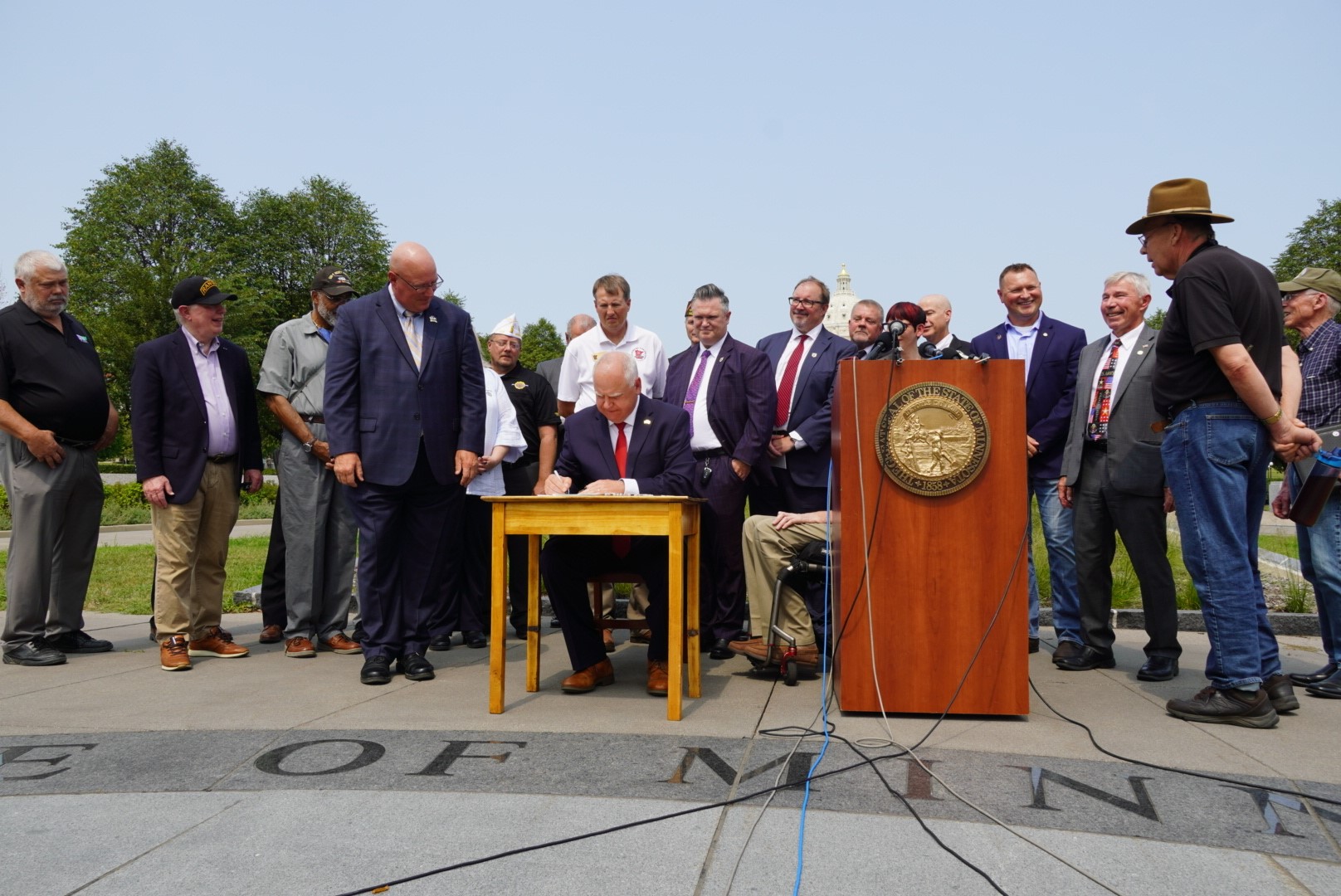 Feature image for Governor Walz Celebrates Veterans Restorative Justice Act