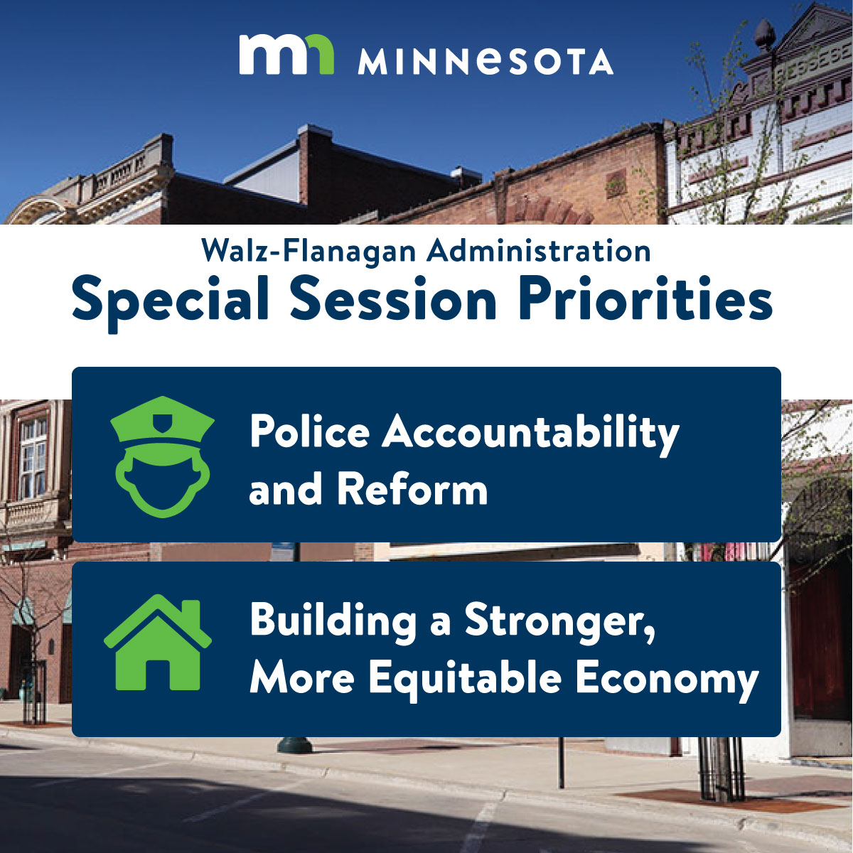 Feature image for Governor Walz Convenes Special Session of the Minnesota Legislature 