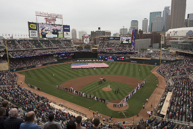 Twins Armed Forces Appreciation Game