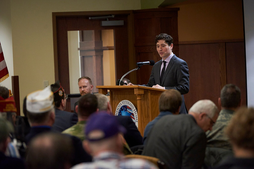 Minneapolis Mayor Frey speaking