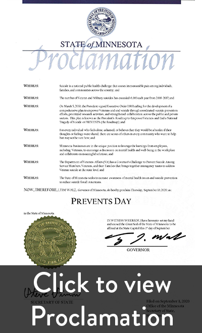 PREVENTS Day Proclamation