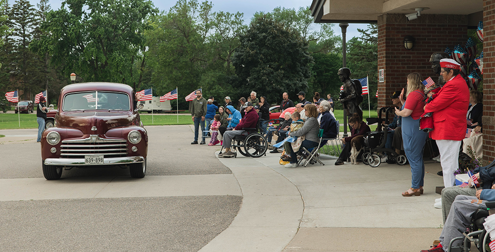 Stars and Stripes Parade Crowd
