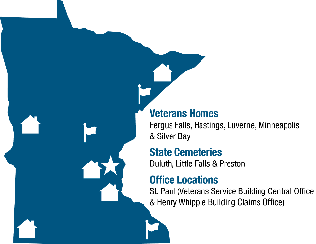 Facilities Across MN Map