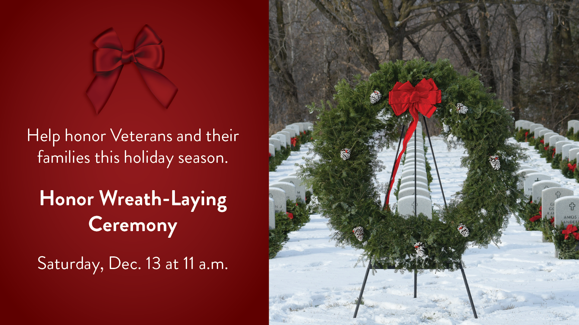 Wreath Laying Invite