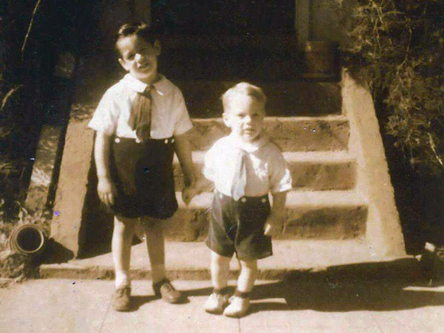 Ed and his brother Ron