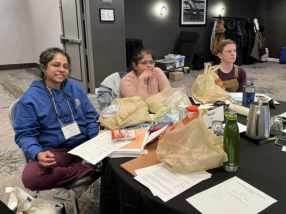 Class 42 February Session – partipants chatting