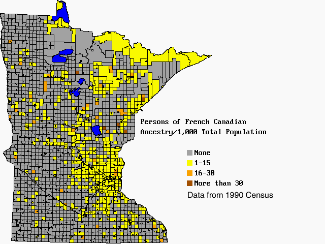 Persons of French-Canadian ancestry per 1,000 total population. Persons of French-Canadian ancestry per 1,000 total population.