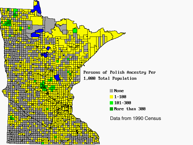 Persons of Polish ancestry per 1,000 total population. Persons of Polish ancestry per 1,000 total population.