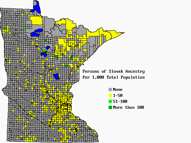 Persons of Slovak ancestry per 1,000 total population. Persons of Slovak ancestry per 1,000 total population.
