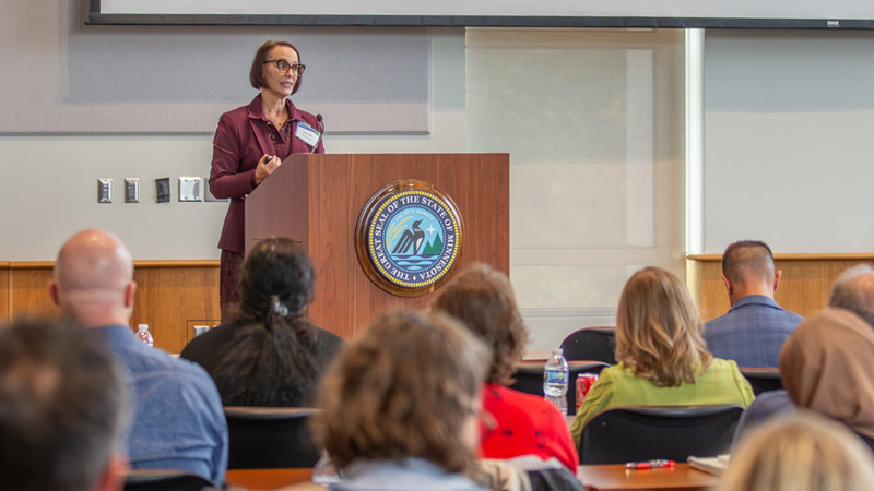 Speaker Dona Clark at the SPM Summit