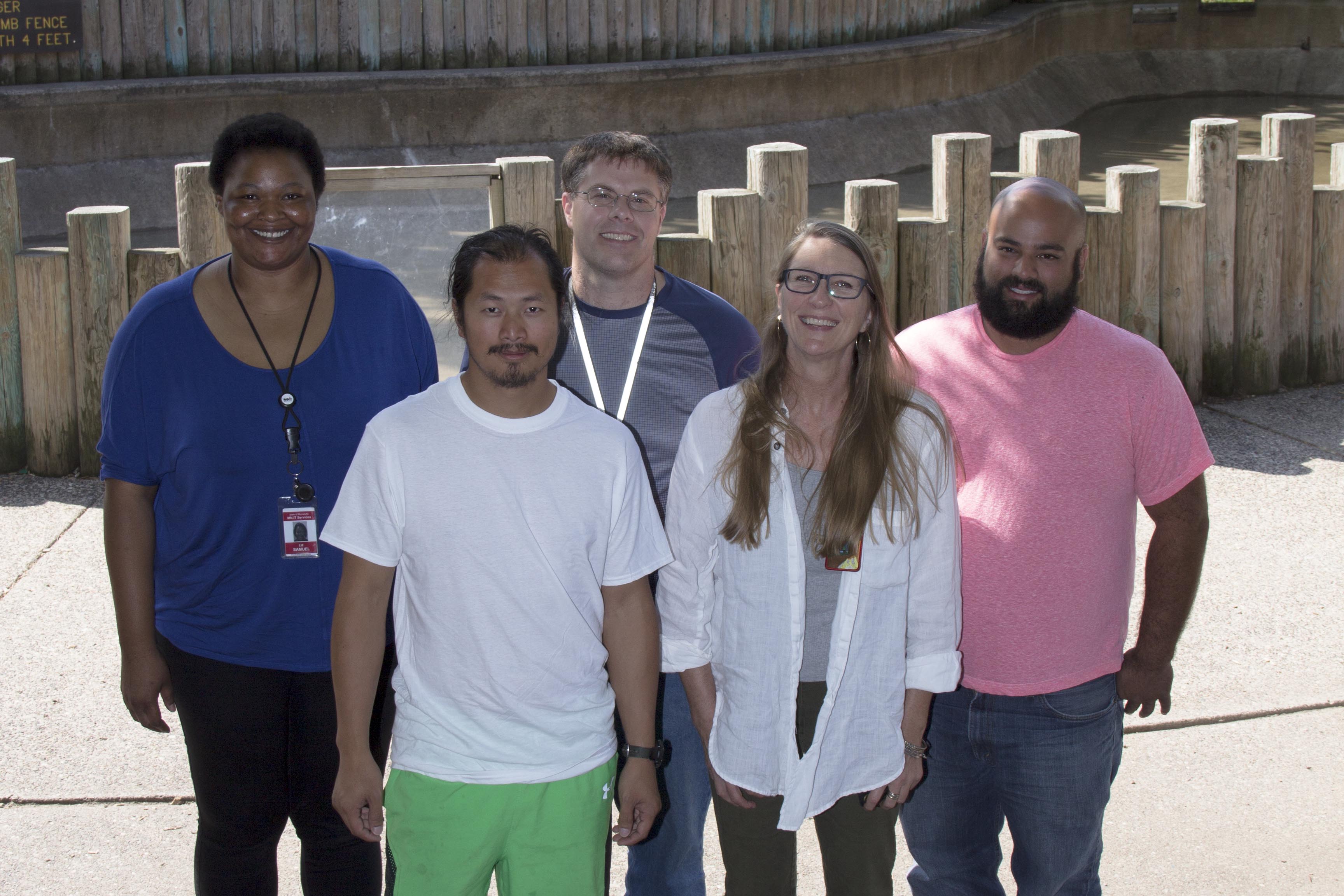 The team behind the fish cam