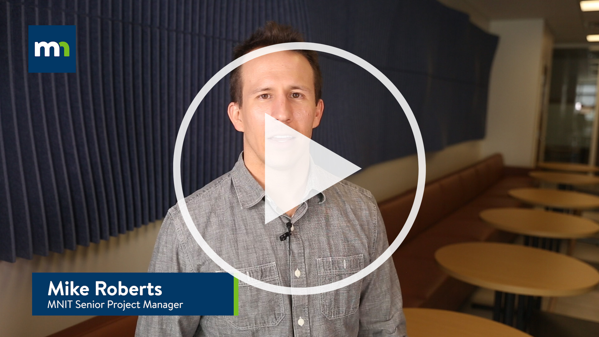 Mike Roberts play button