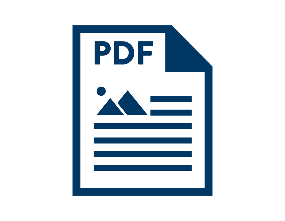 An icon of a PDF file