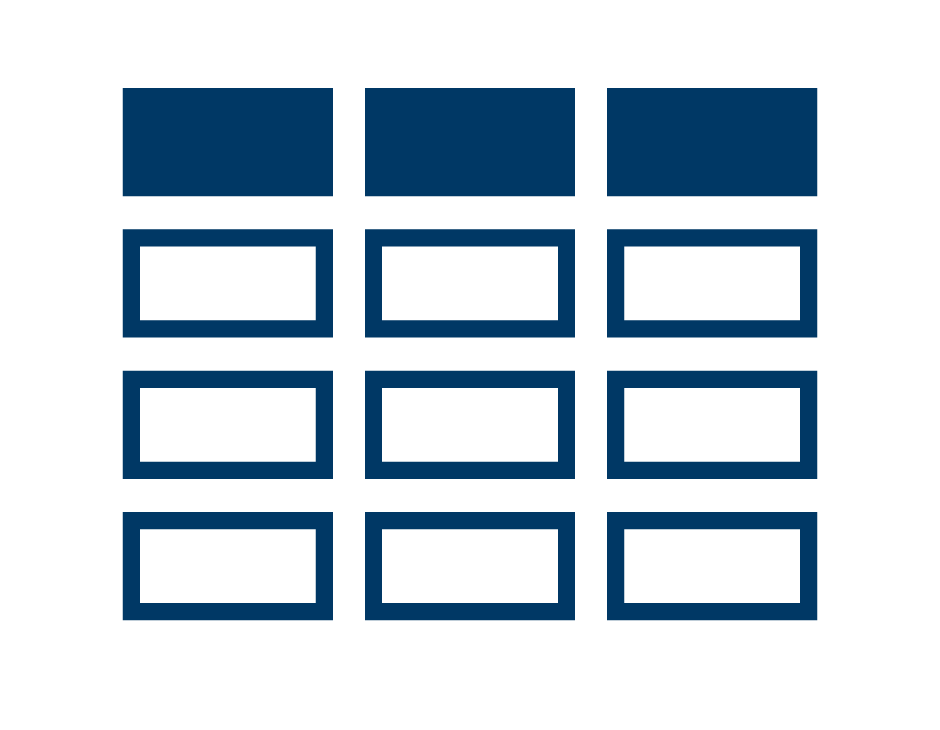 An icon of a data table