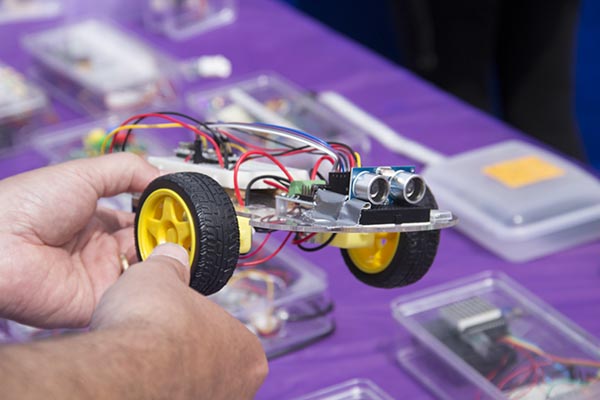 Small robot from STEM Day