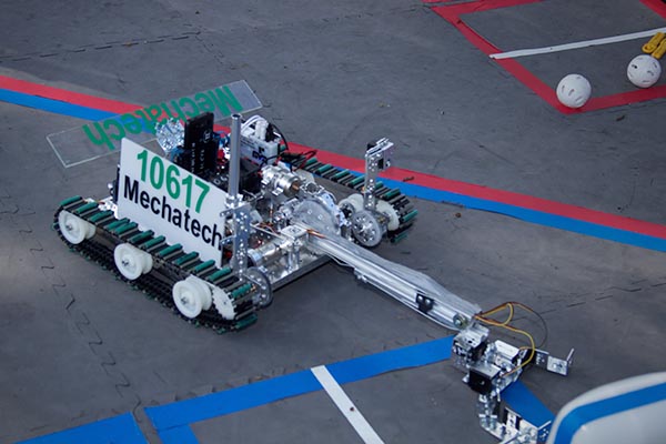 Large robot from STEM Day