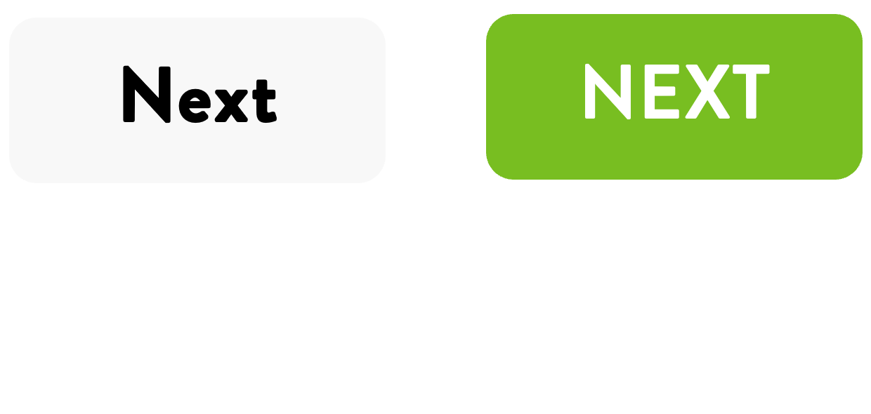 Buttons that fail contrast