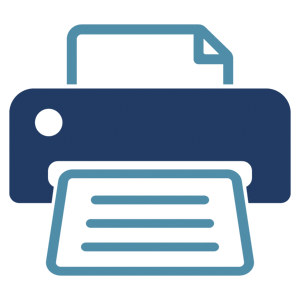 An icon of a printer