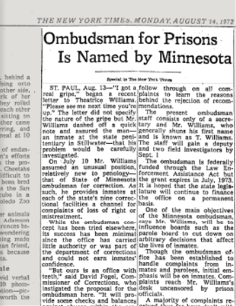 1973 NY Times Article