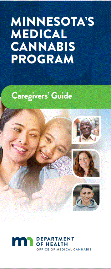 Medical Cannabis Caregiver Guide brochure cover Medical Cannabis Caregiver Guide brochure cover