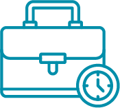 briefcase clock accent blue briefcase clock accent blue