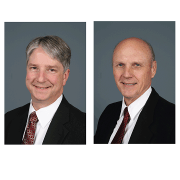 Photos of David Boyd and Burl Haar