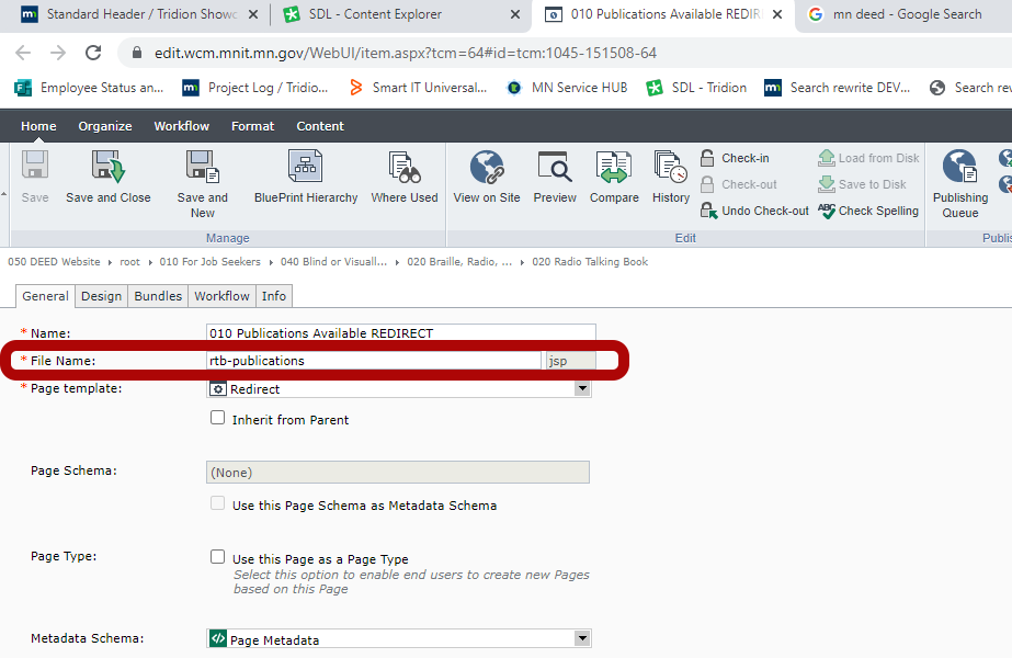Page file with the File Name field highlighted
