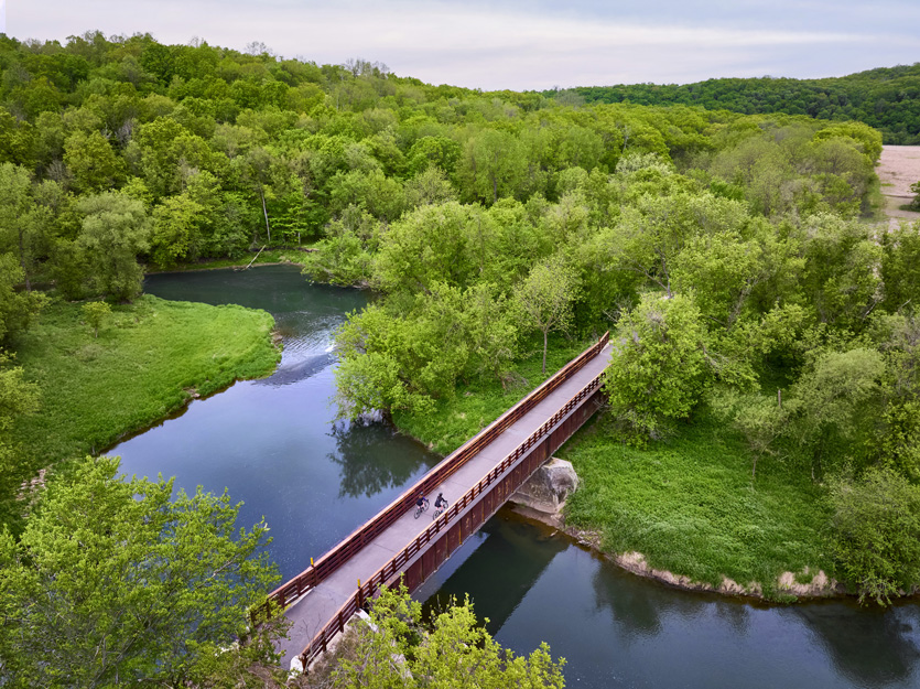 Biking in Lanesboro / Photo Credit: Paul Vincent