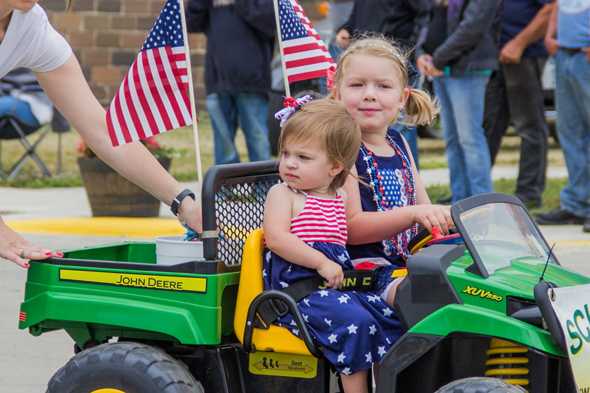 Kids in Fourth of July parade, Ruthton / Photo Credit: Pete Bouman