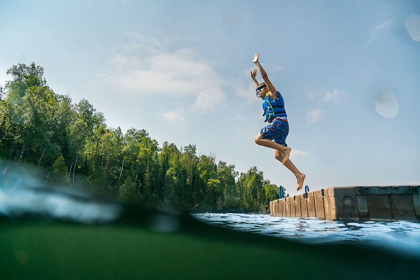 Swimming at Loon Lake / Photo Credit: Micah Kvidt