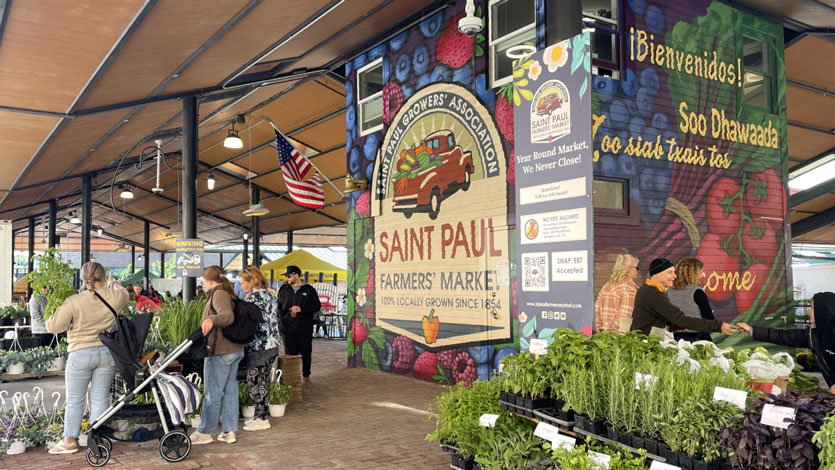 Summer at Downtown Saint Paul Farmers Market, St. Paul / Photo Credit: MN Grown
