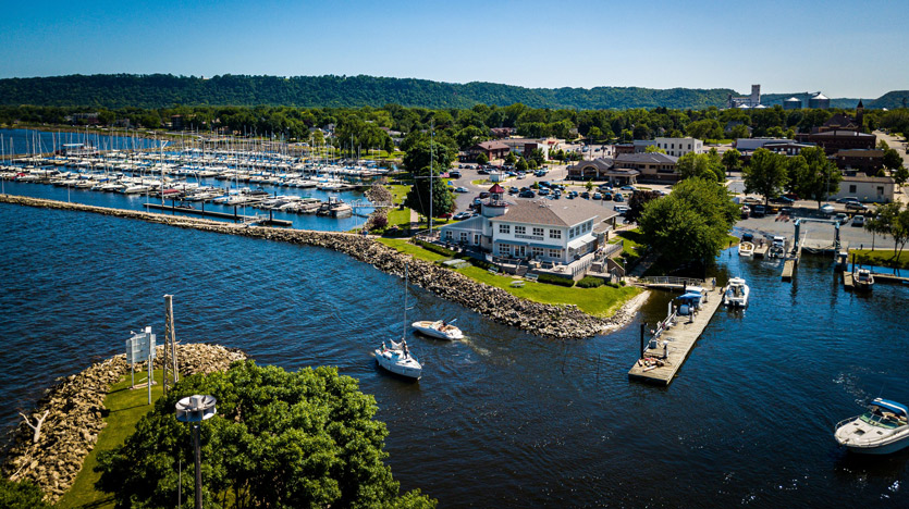 Aerial of Lighthouse, Lake City / Photo Credit: Visit Lake City